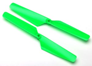 Rotor blade set green (2)/ 1.6x5mm BCS (2)
