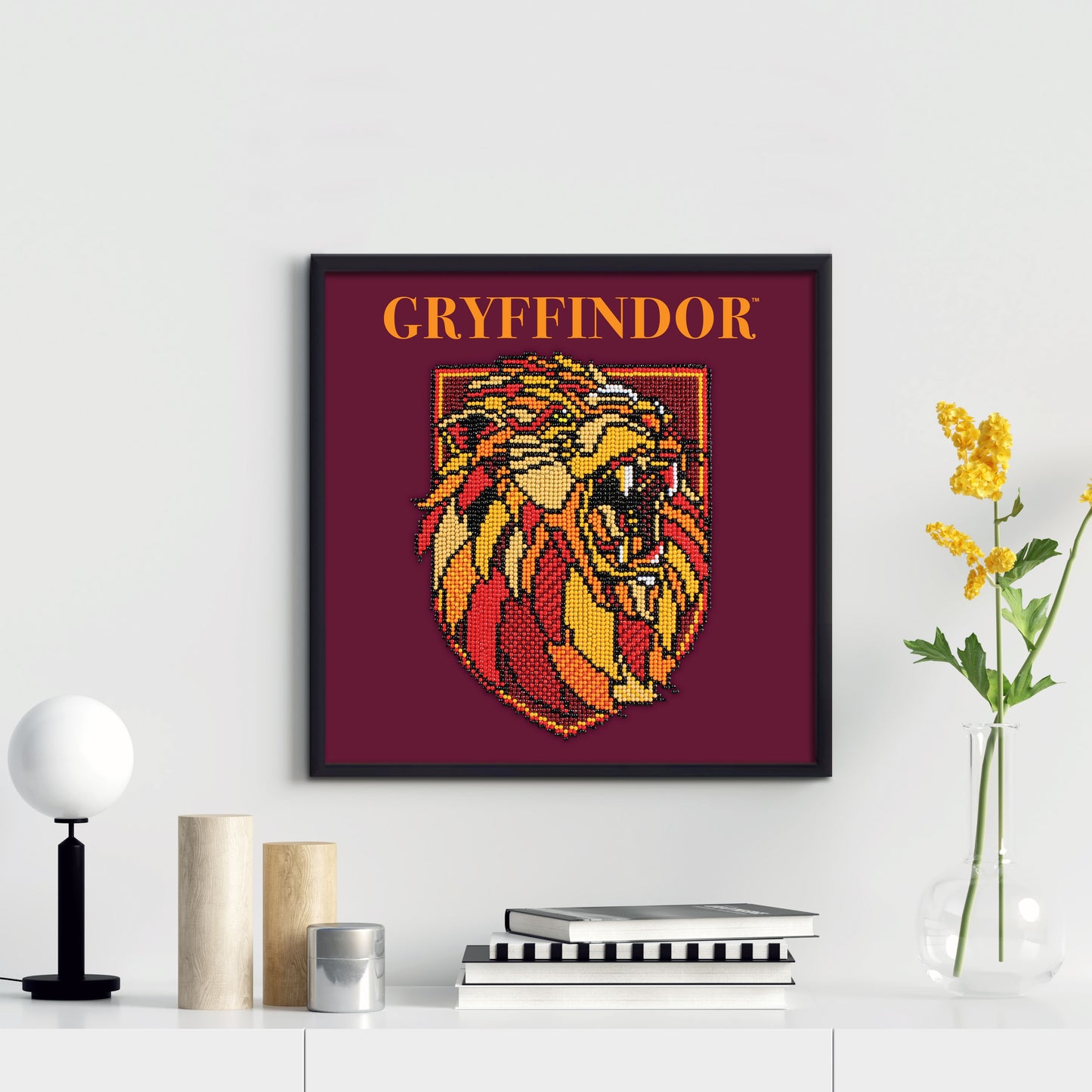 Camelot Dotz Diamond Art Kit 12.6"X12.6"-Harry Potter - Gryffindor Alumni