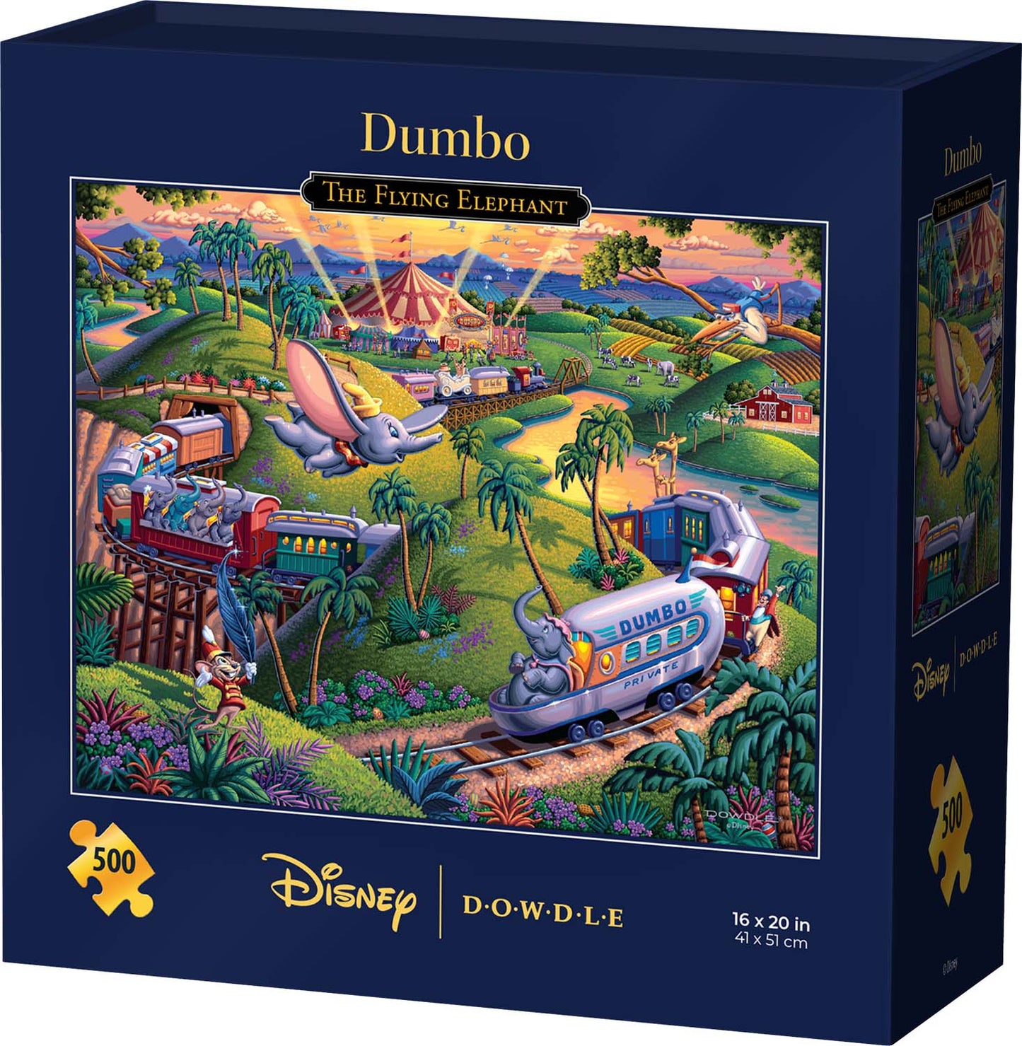 Dumbo The Flying Elephant - 500 Piece Traditional Puzzle