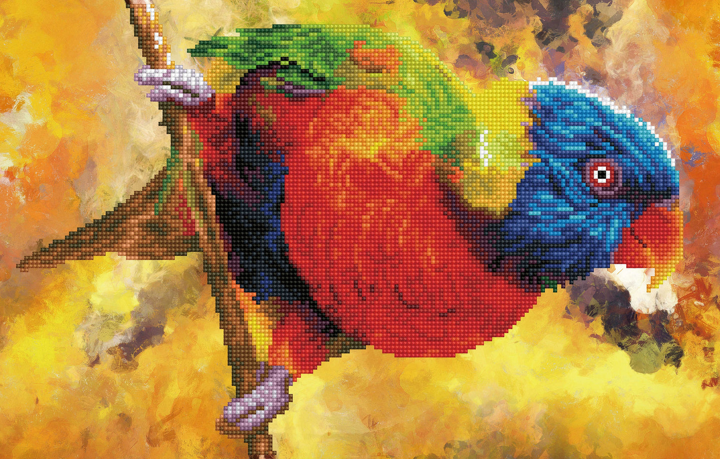 Diamond Dotz Simply Dotz Diamond Art Kit 19.7"X12.6"-Rainbow Perch