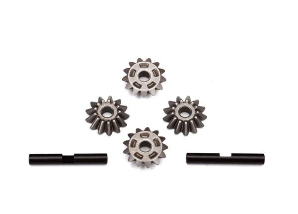Gear set center differential (output gears (2)/ spider gears (4)/ spider gear shaft (2))