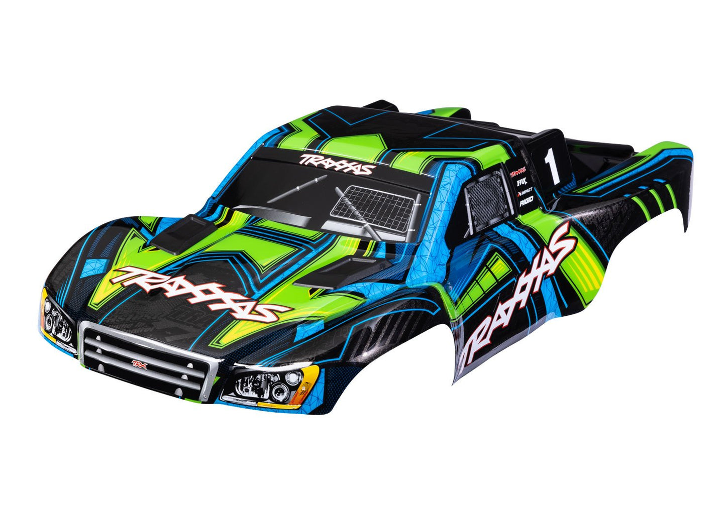 BODY SLASH 4X4 GRN/BLUE CLIPLESS