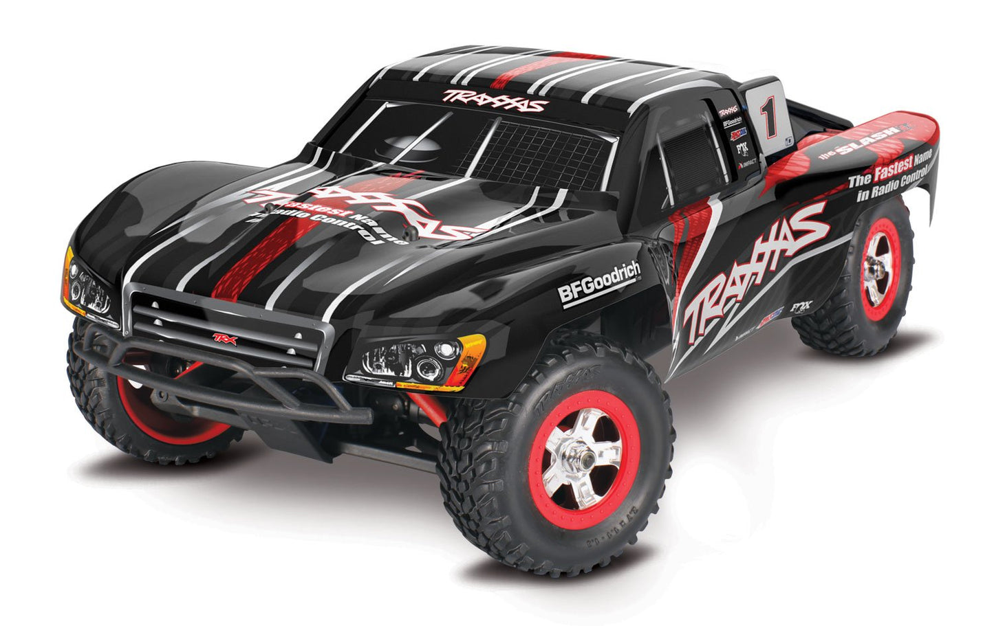 1/16 Scale Slash: 4X4 Short Course Truck w/USB-C BLACK