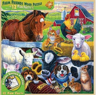 Farm Friends 48pc Wood Puzzle