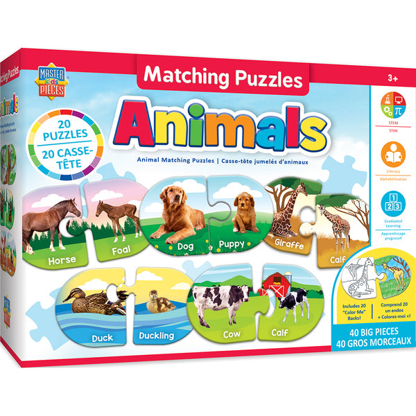 Matching Puzzles: Animals