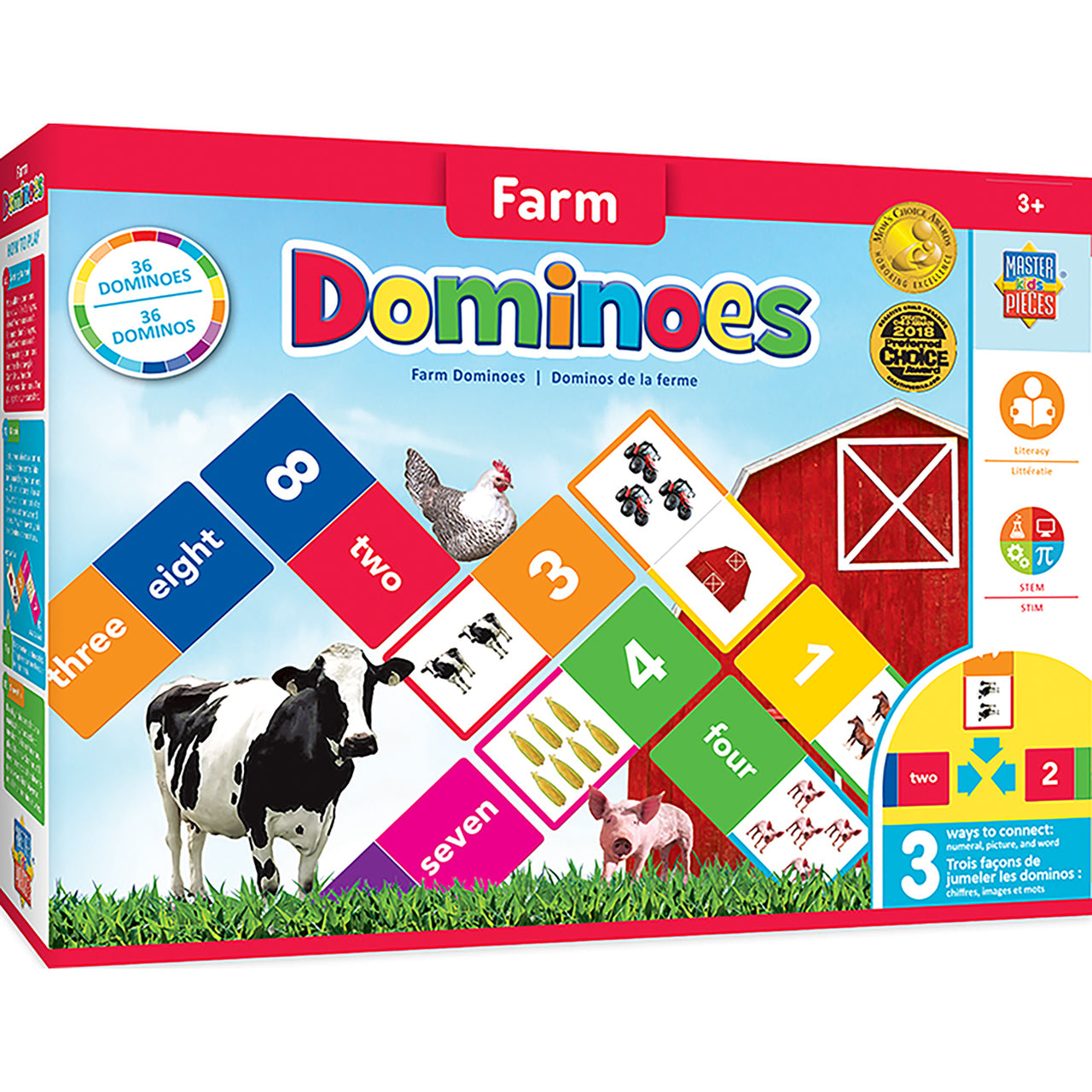 EDUCATIONAL DOMINOES - FARM FUN