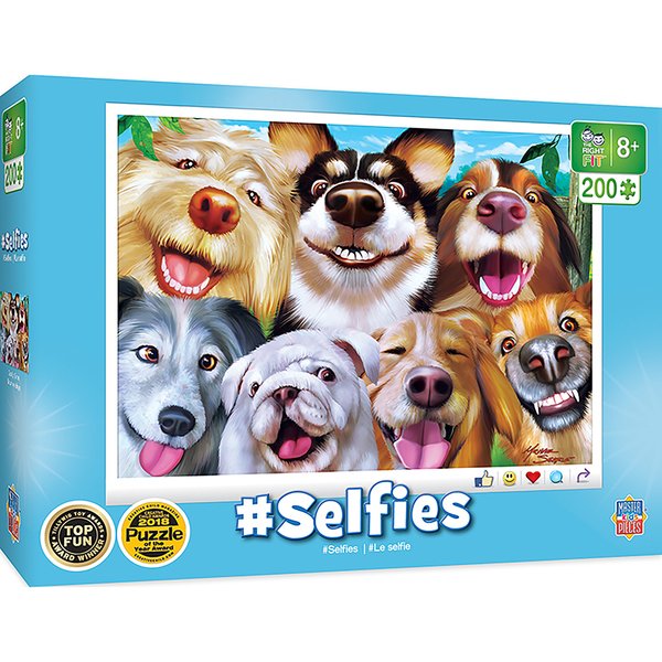 SELFIES - GOOFY GRINS RIGHT FIT 200 PIECE KIDS PUZZLE