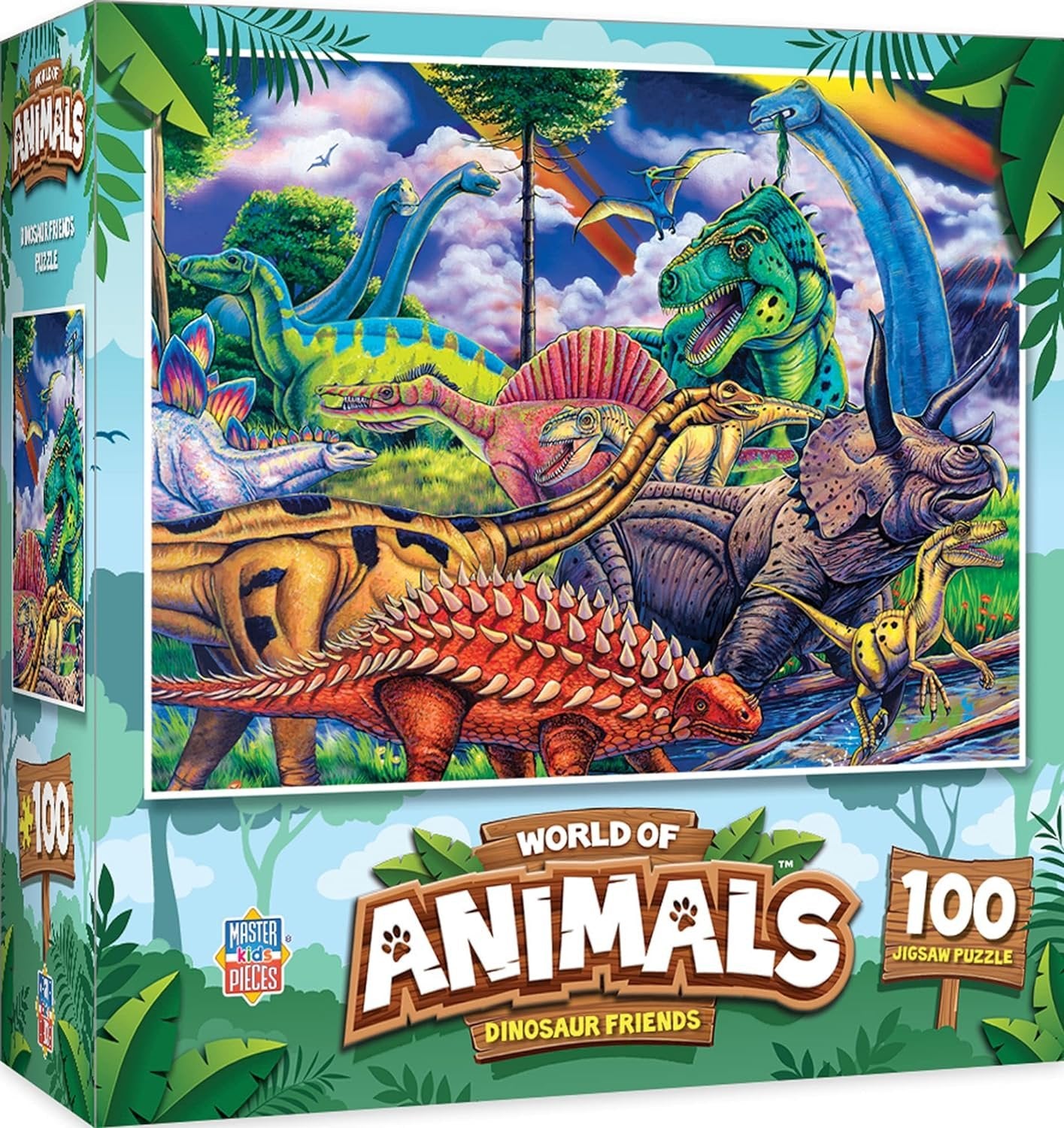 World of Animals - Dinosaur Friends 100pc Puzzle