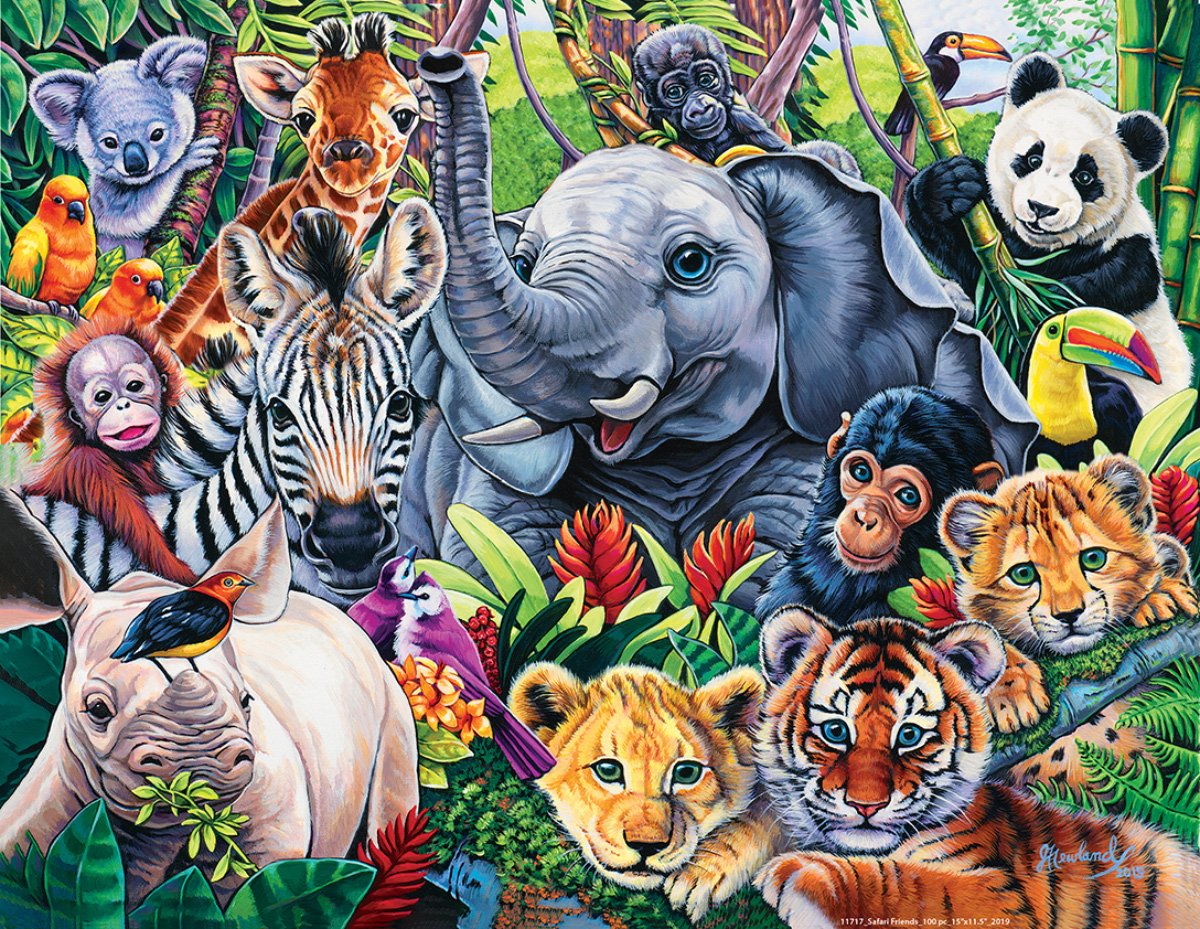 World of Animals - Safari Friends 100pc Puzzle