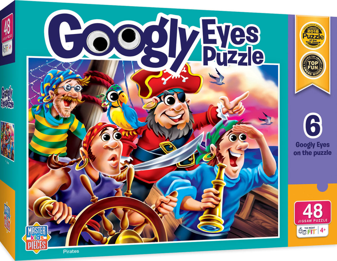 Googly Eyes - Pirates 48pc Puzzle