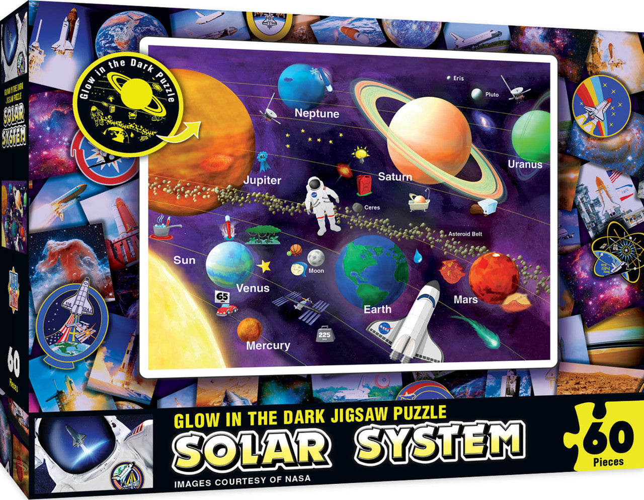 NASA - Solar System 60pc Glow in the Dark Puzzle