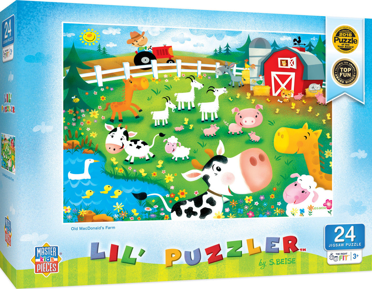 Lil Puzzler - Old MacDonald's Farm 24pc Puzzle