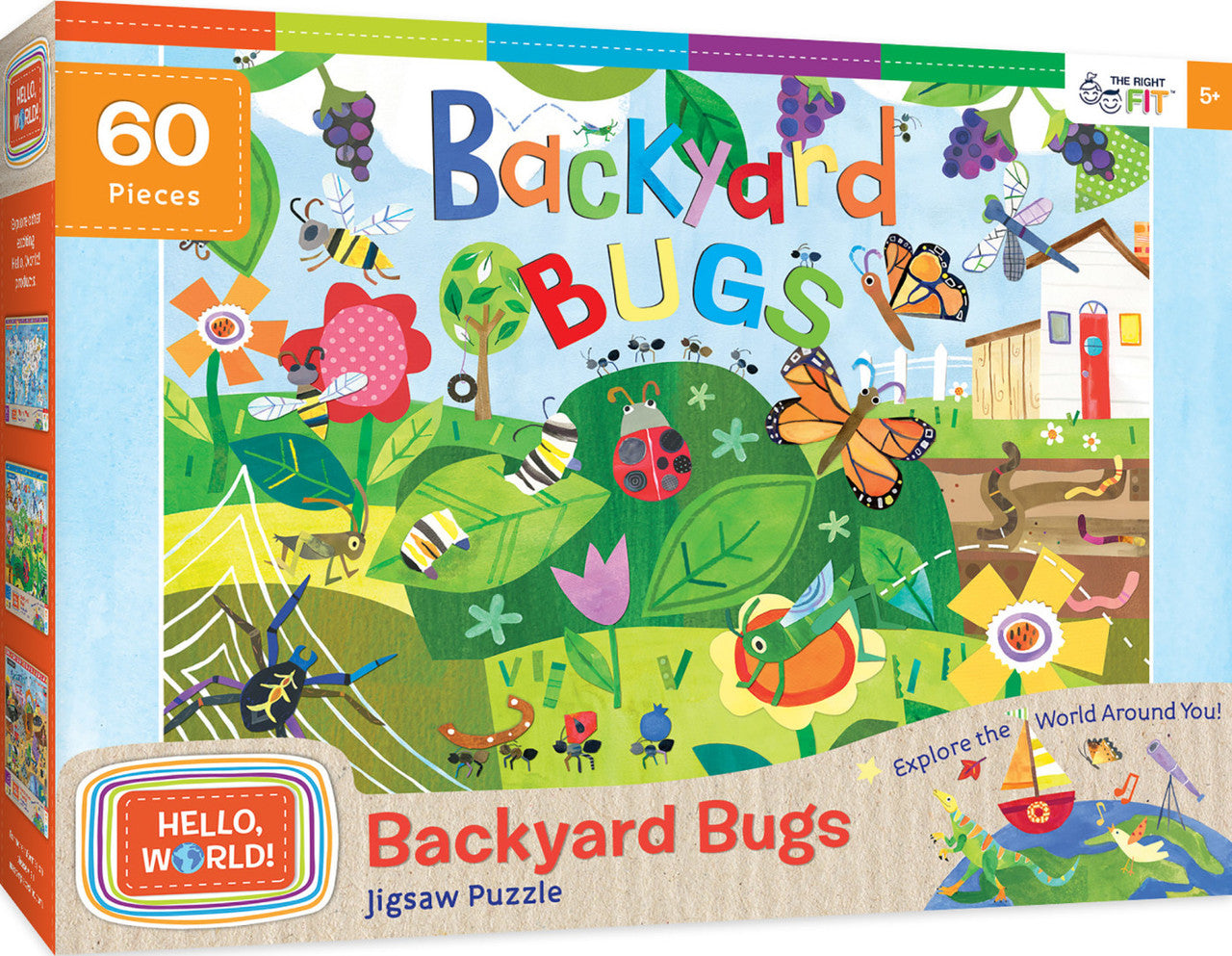 Hello, World! - Backyard Bugs 60pc Puzzle