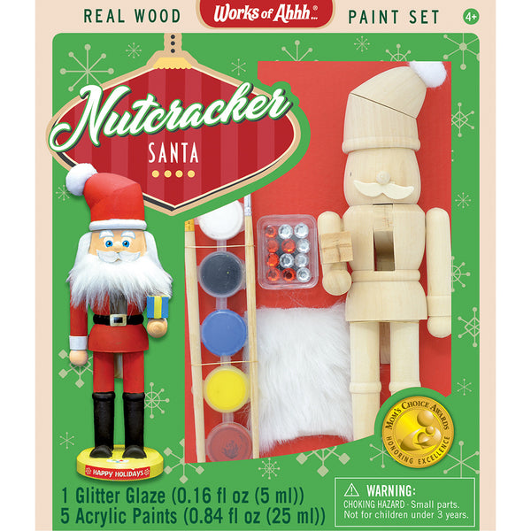 NUTCRACKER SANTA HOLIDAY WOOD PAINT KIT