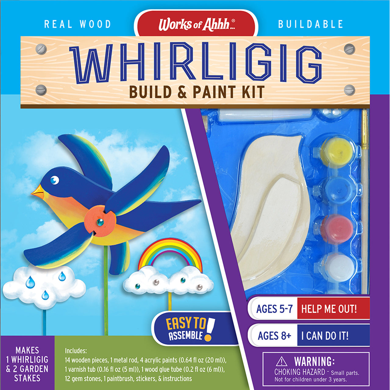 Buildable Wood Paint Kit - Whirlygig