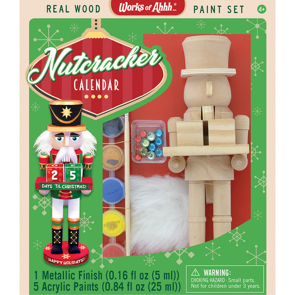 NUTCRACKER CALENDAR WOOD PAINT KIT