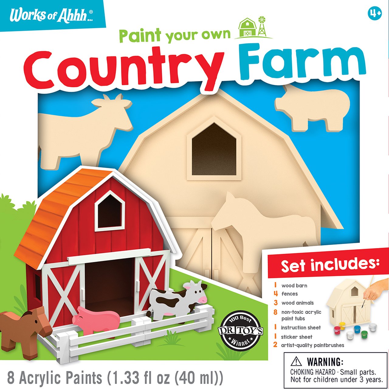 COUNTRY FARM WOOD PAINT KIT