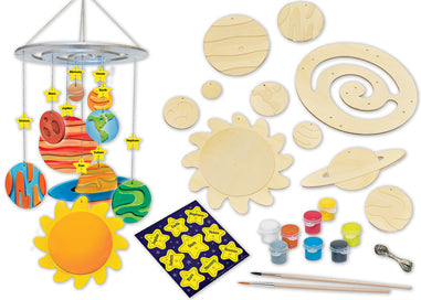 Classic Wood Paint Kit - Solar System Mobile
