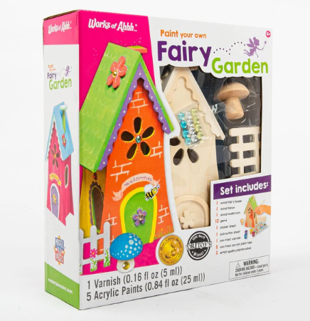 Classic Wood Paint Kit - Fairy Garden