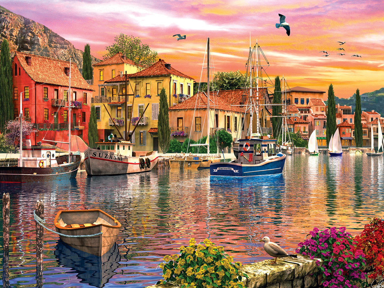 Reflections: Sailors Glow - 750pc Jigsaw Puzzle by Masterpieces