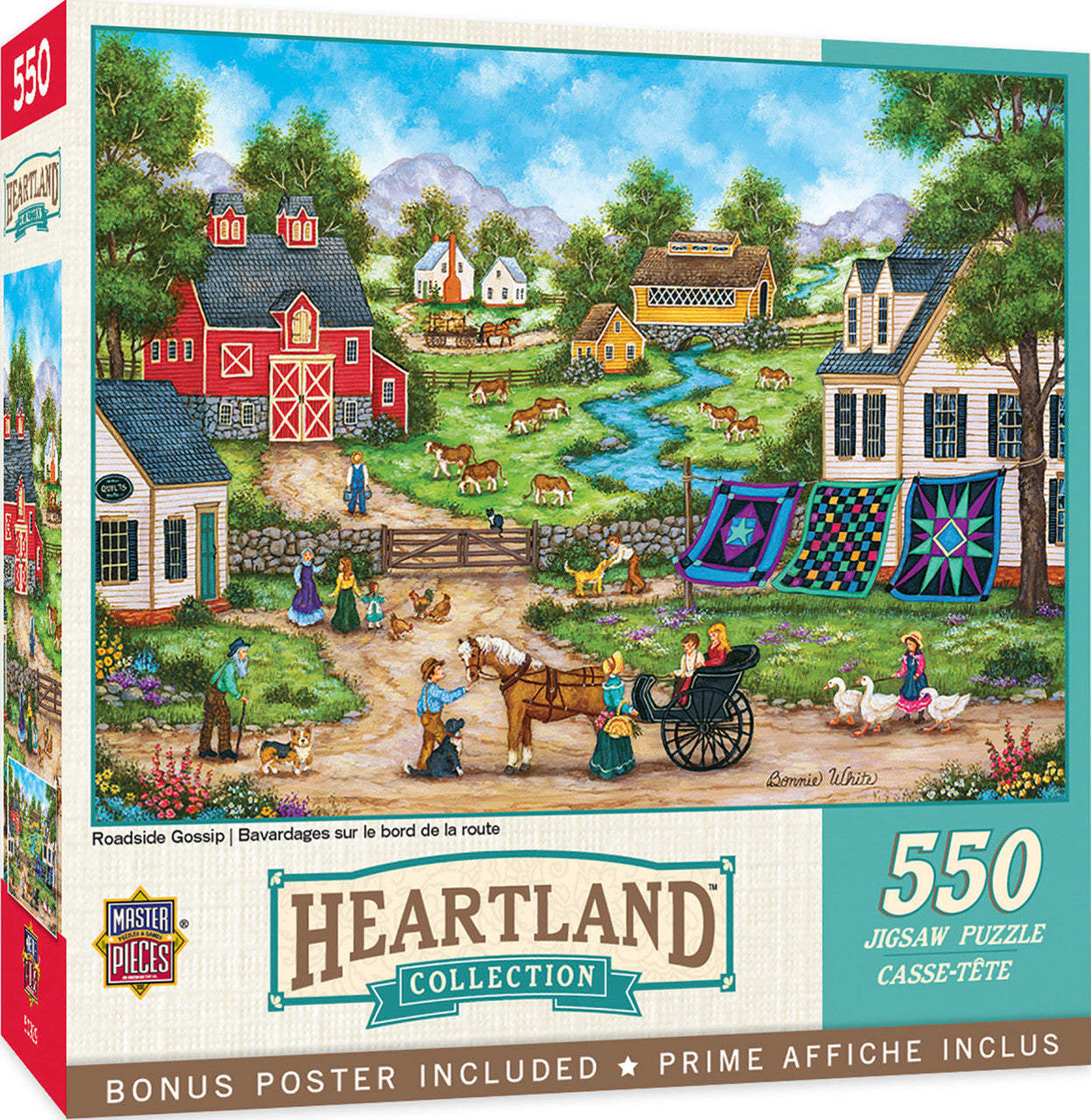 Heartland Collection - Roadside Gossip 550pc Puzzle