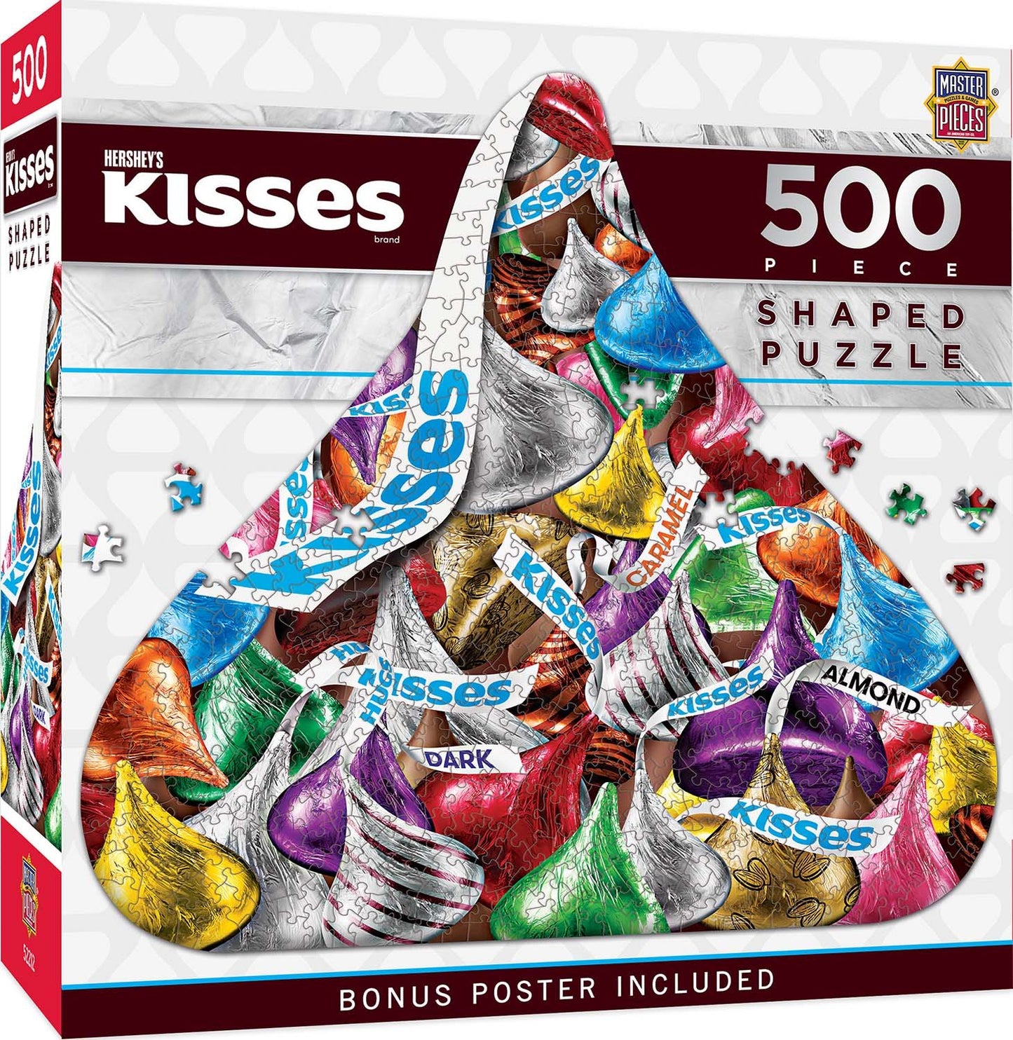 Shaped Kiss 500 pc 8x8 setup