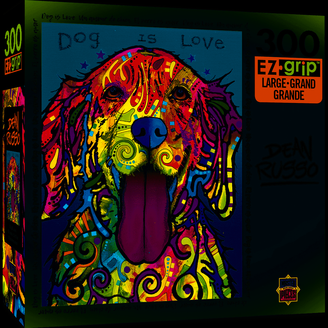 Masterpieces Dean Russo Dog is Love 300 Piece EZGrip Puzzle