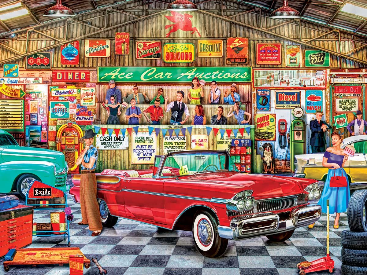 Wheels - The Auctioneer 750pc Puzzle