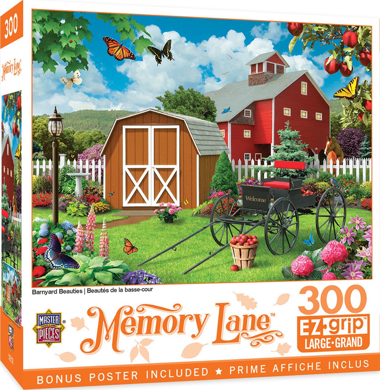 Memory Lane - Barnyard Beauties 300pc EzGrip Puzzle