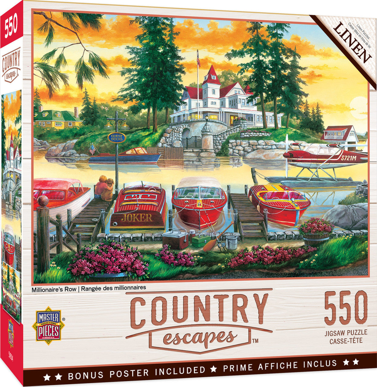 Country Escapes - Millionaire's Row 550pc Puzzle