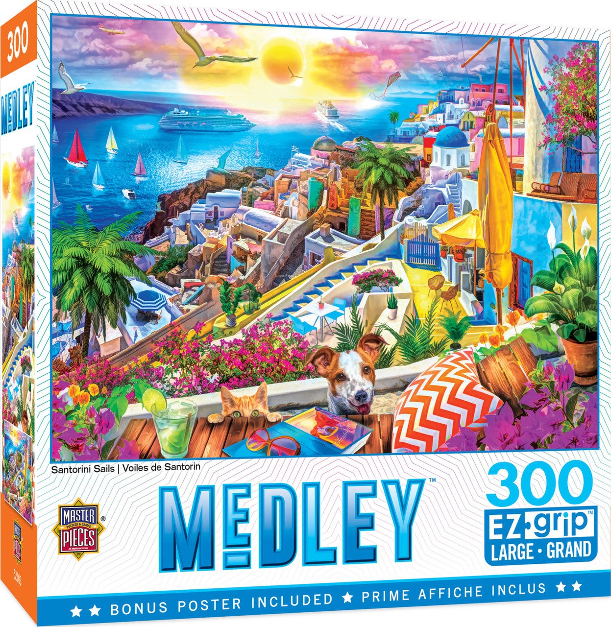 Medley - Santorini Sails 300pc EzGrip Puzzle