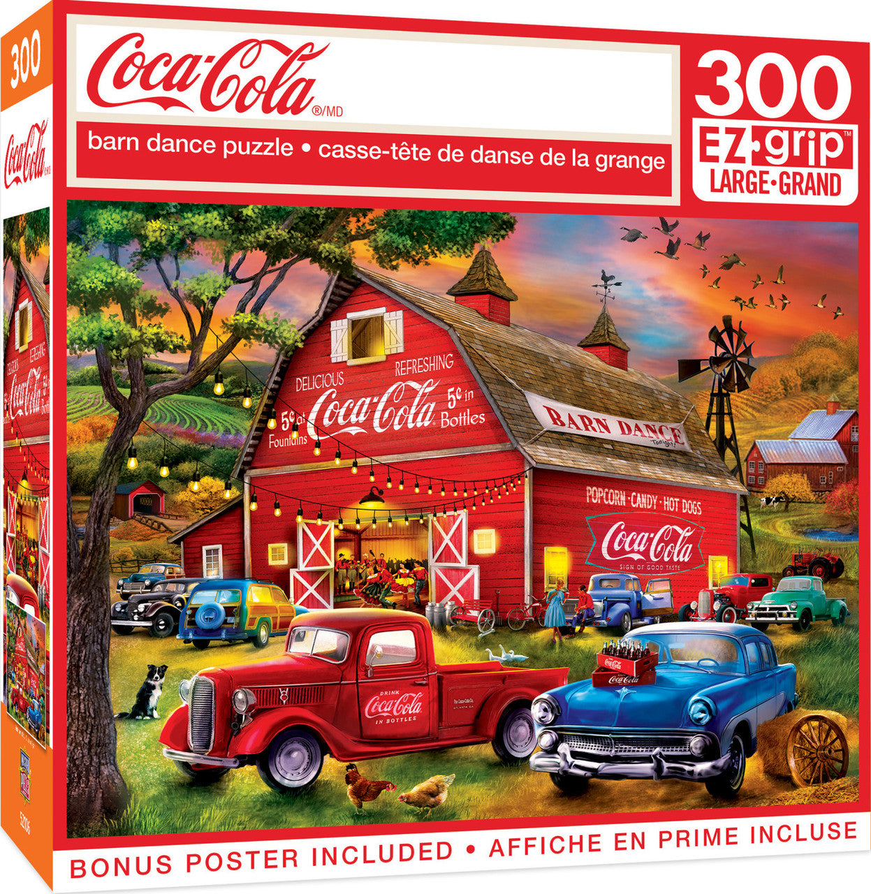 Coca-Cola - Barn Dance 300pc EzGrip Puzzle