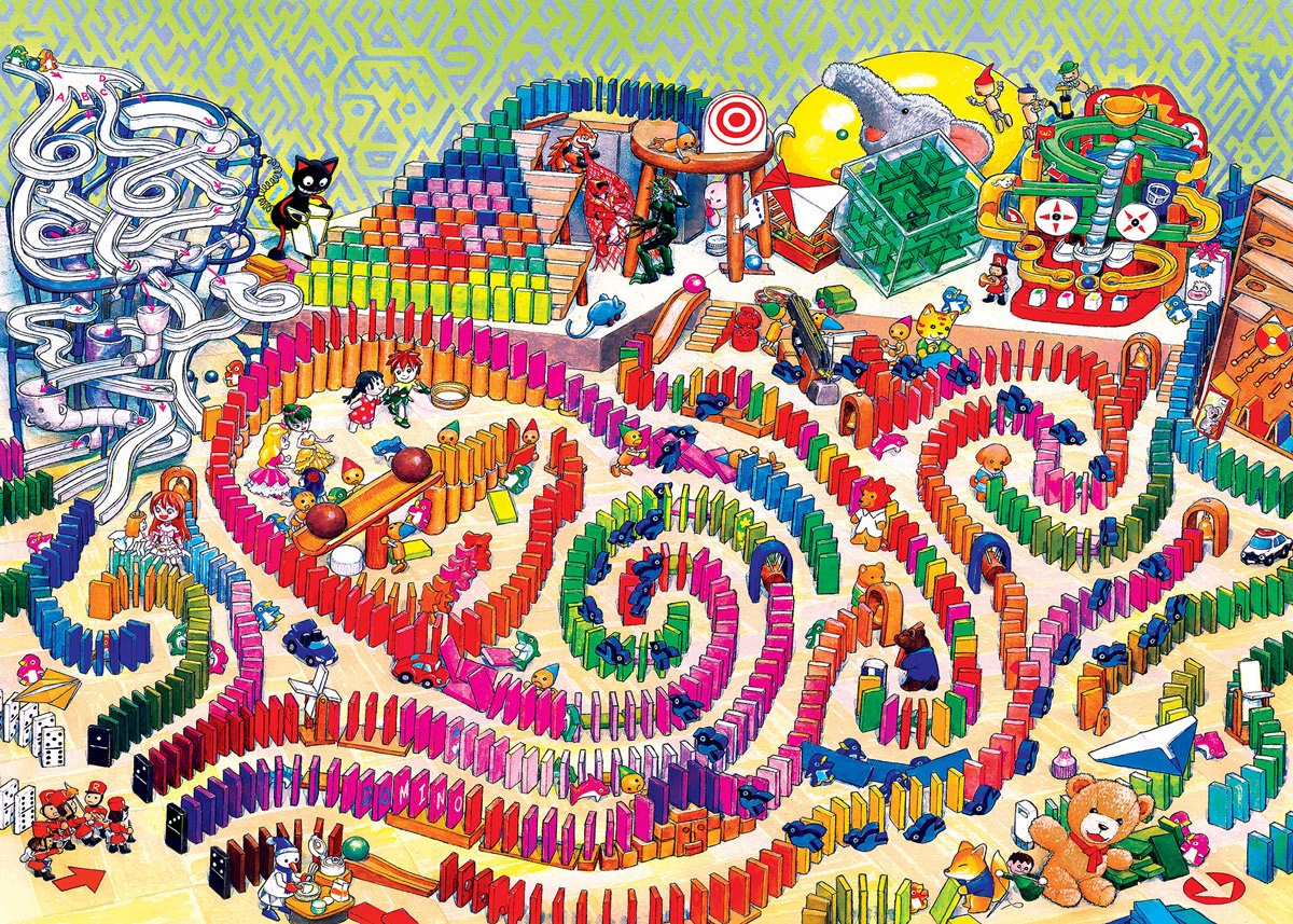 A-Maze-Ing - Dominoes 500pc Puzzle