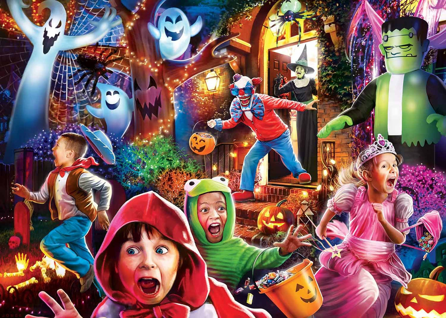 Scared Silly 500 pc Glow