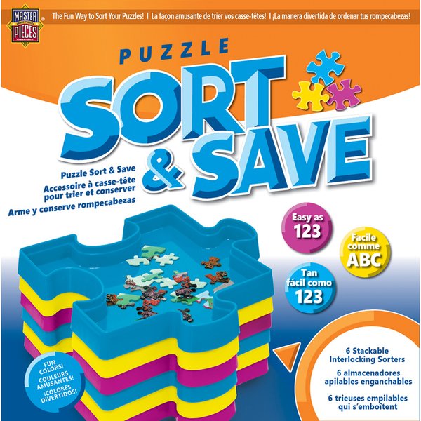 SORT AND SAVE - PUZZLE PIECE TRAYS