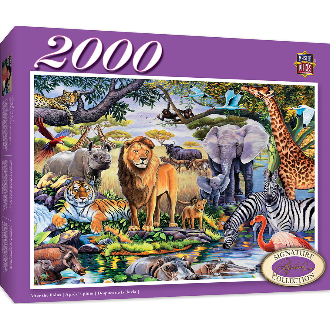 SIGNATURE SERIES AFTER THE RAINS 2000 PIECE JIGSAW PUZZLE BY JENNY NEWLAND