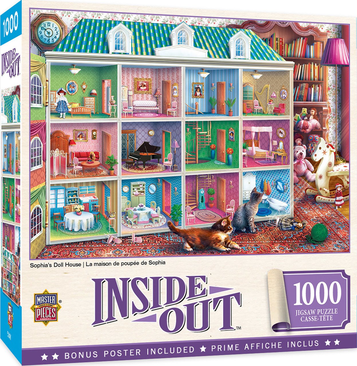 Inside Out - Sophia's Dollhouse 1000pc Puzzle