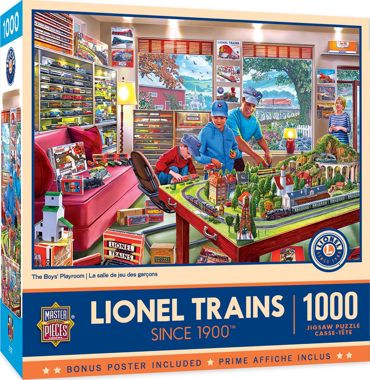 Lionel - The Boy's Playroom 1000pc Puzzle