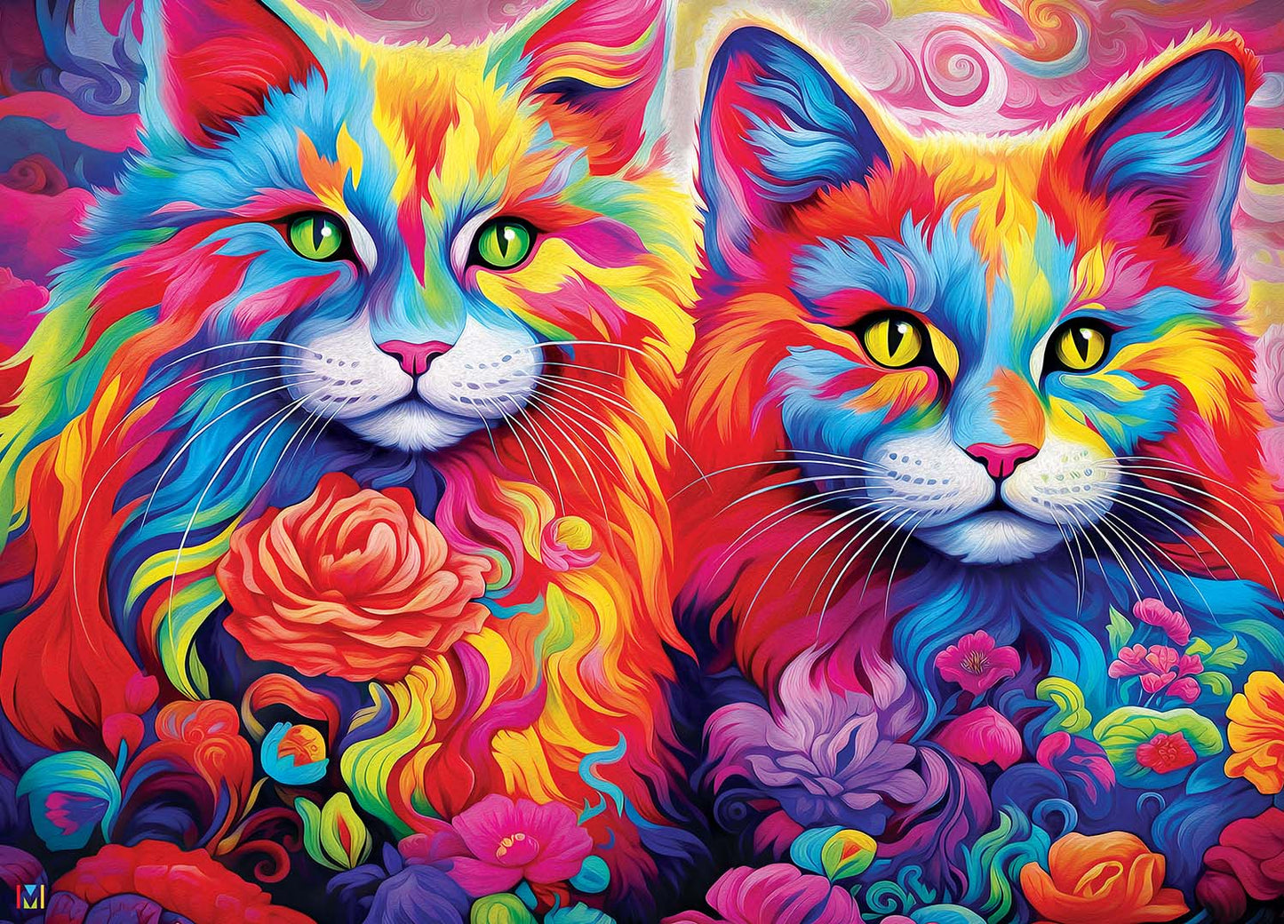 Rainbow Whiskers 1000 pc