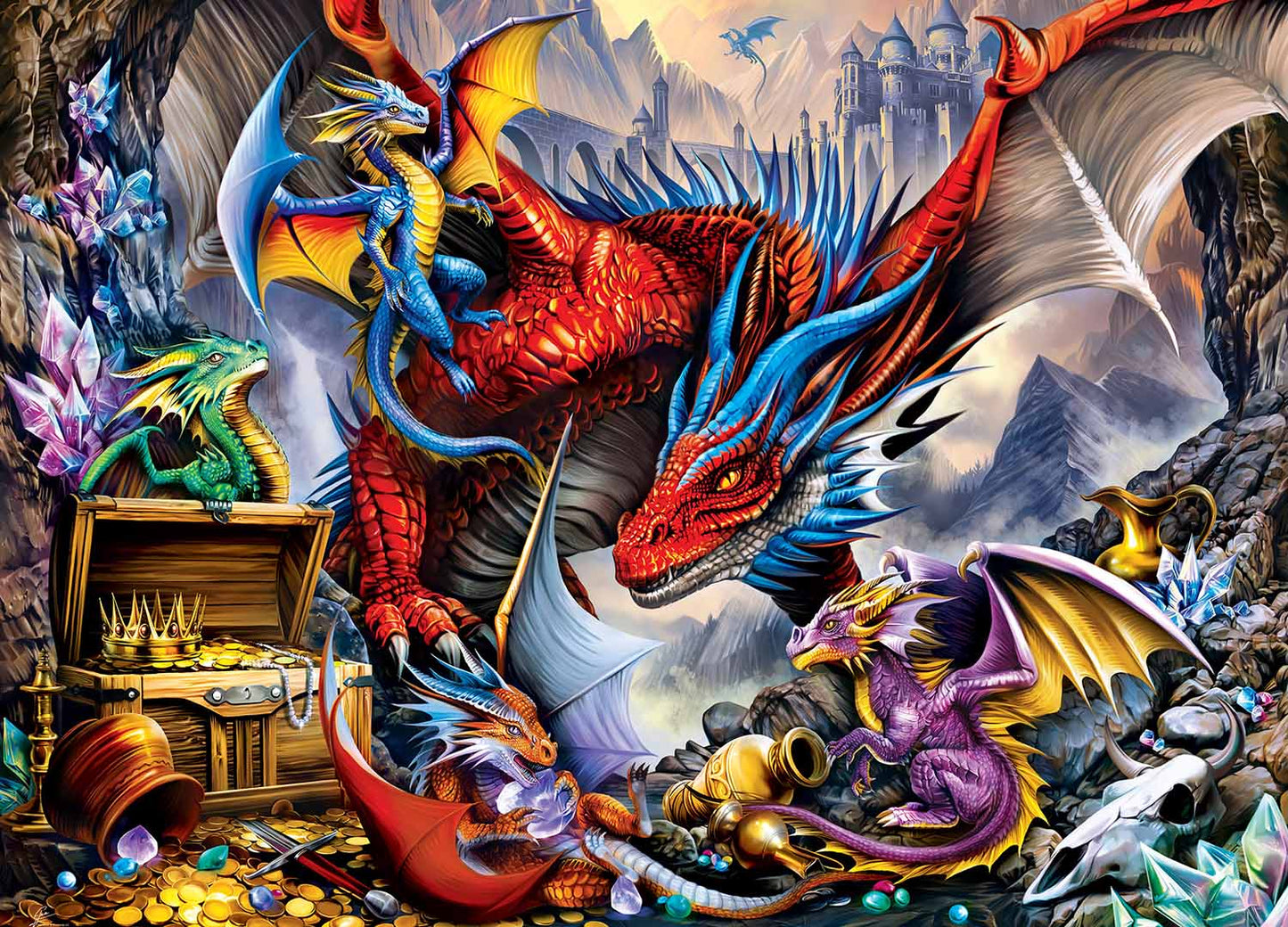 Dragon's Hoard 1000 pc Glow