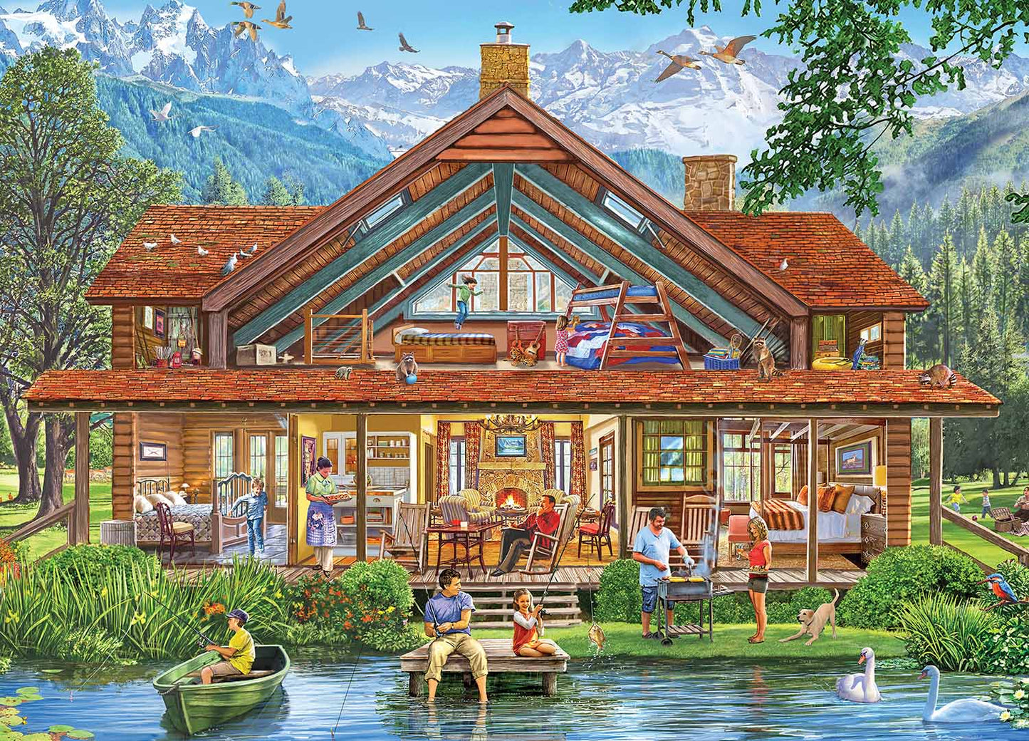 Camping Lodge 1000 pc