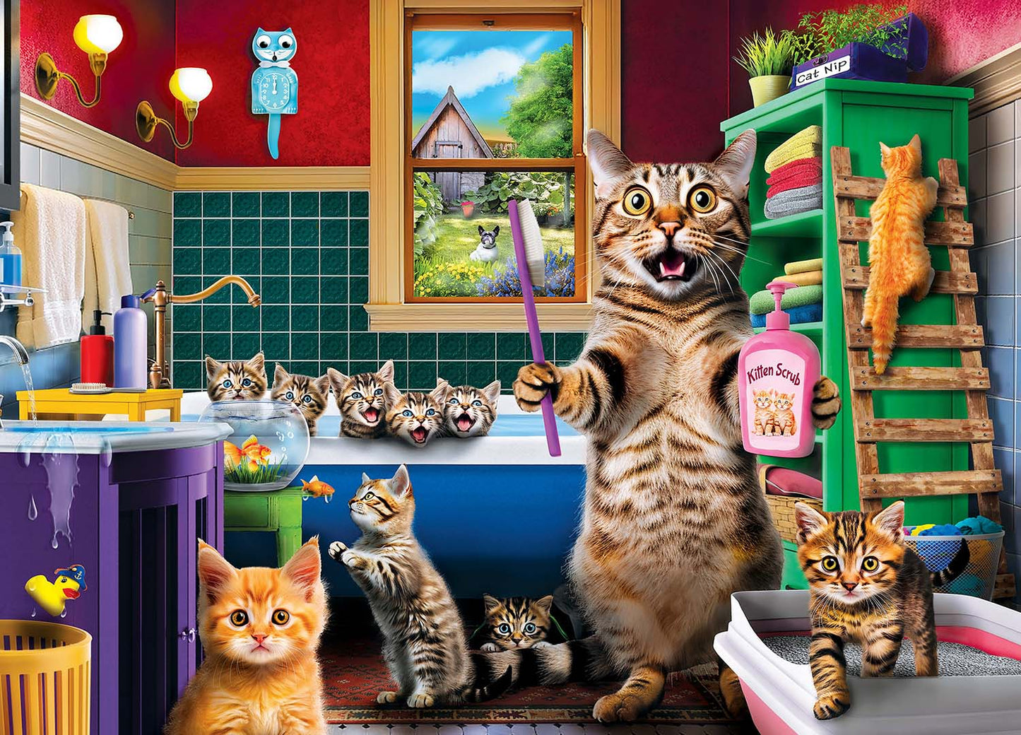 Bathtime Antics 1000 pc