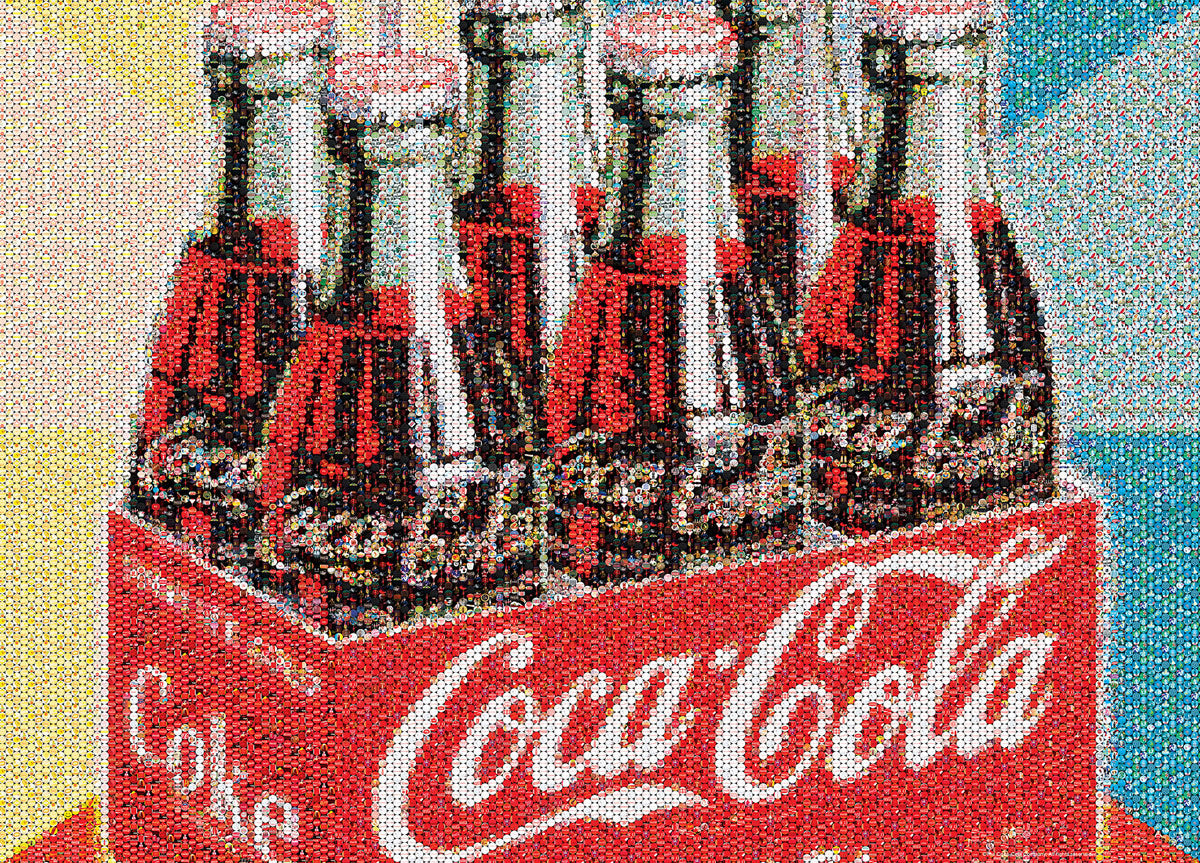 Coca-Cola - Photomosiac Bottles 1000pc Puzzle