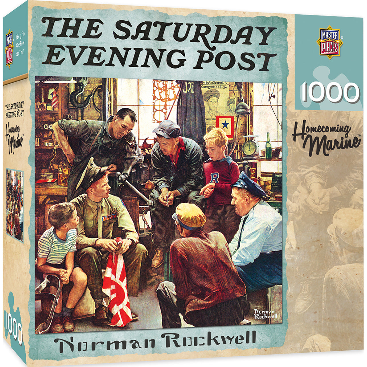 Saturday Evening Post Norman Rockwell - Homecoming Marine 1000pc Puzzle