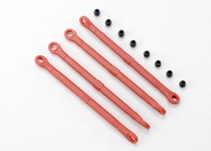 Toe link front & rear (molded composite) (red) (4)/ hollow balls (8)