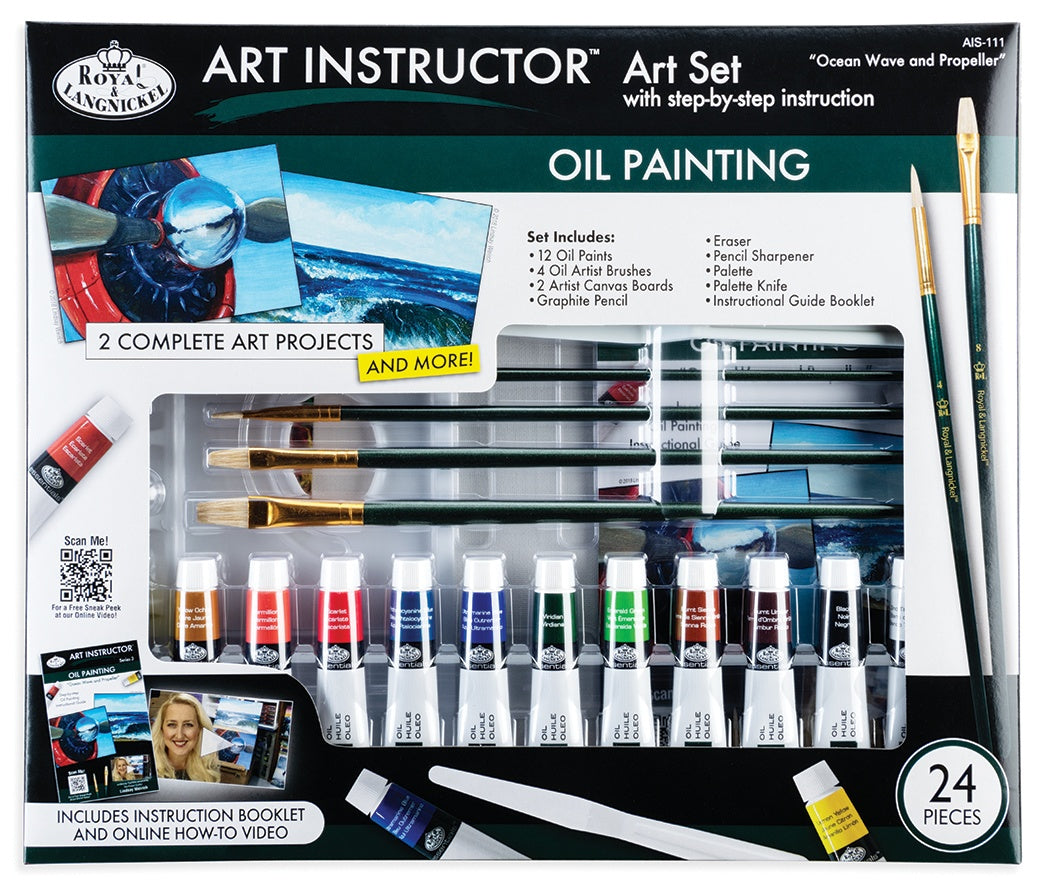 Art Instructor Large Artist Activity Set-Oil Paint