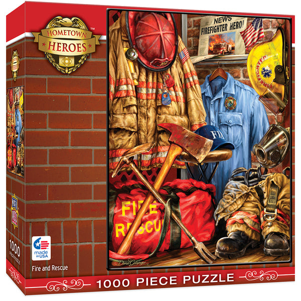Hometown Heroes - Fire and Rescue 1000pc Puzzle