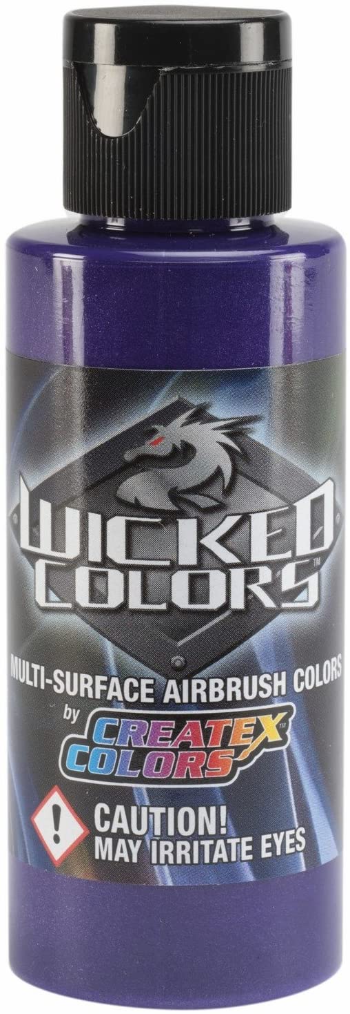 Wicked Pearl Plum Createx 2 oz. Bottle Wicked Airbrush Color