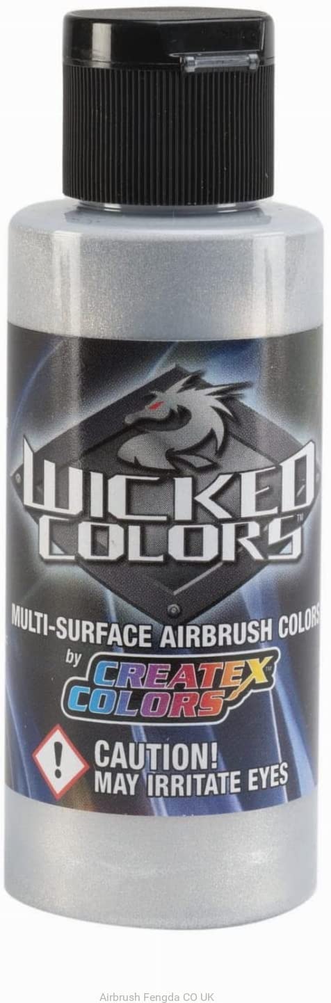 Wicked Aluminum Createx 2 oz. Bottle Wicked Airbrush Color
