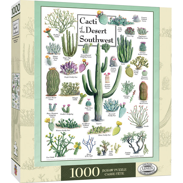 Field Guide - Cacti of the Desert Southwest 1000pc Puzzle